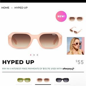 Quay Sunglasses Hyped Up